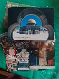 Lotto cartoline luoghi Santi e Papi unico mittente