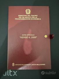 Cofanetto monete argento “verso il 2000” rep.ita