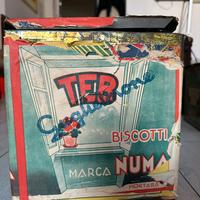 Rara Scatola di latta Biscotti Numa