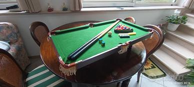Biliardo da tavolo completo con accessori