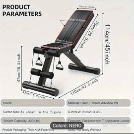 panca per esercizi palestra nuova