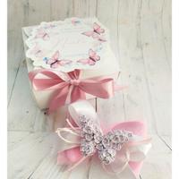 bomboniere a farfalla nascita battesimo primo comp