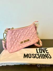 Borsa Love Moschino rosa trapuntata - NUOVA