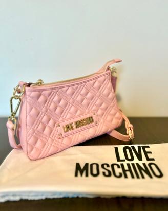 Borsa Love Moschino rosa trapuntata - NUOVA