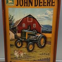 QUADRO IN RILIEVO TRATTORE JOHN DEERE