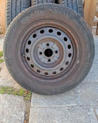 4 GOMME ESTIVE CON CERCHIO TOYOTA YARIS