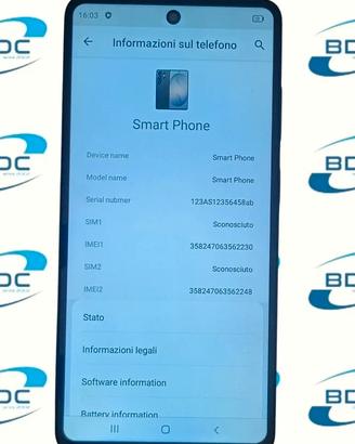 Smartphone (Cinese) Cpu 12 Core 24gb -256gb And.15