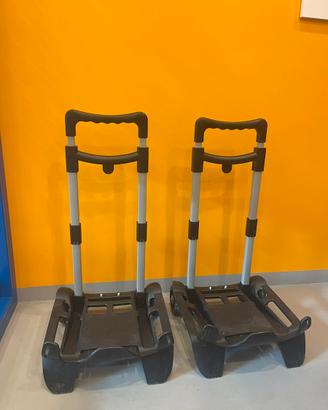 Due carrelli per zaini