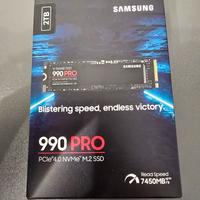 ssd 990 pro NUOVO MAI APERTO