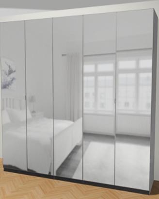 Armadio IKEA PAX con Ante a Specchio Elegante