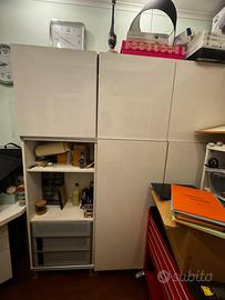 Mobili d’ufficio Ikea bianchi