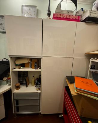 Mobili d’ufficio Ikea bianchi