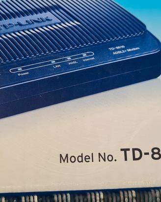 TP-LINK TD-8616 ADSL2+ Ethernet Modem + Accessori,