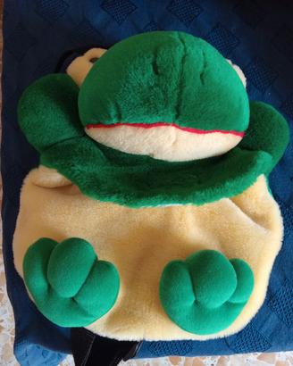 Zaino peluche rana