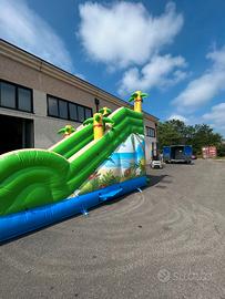 SCIVOLO GONFIABILE ACQUATICO TEMA PALMA