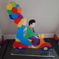marco lodola ,statuetta in plexiglass pubblicata 