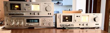 Set Hi-Fi AKAI VINTAGE: cassette-amplificatore