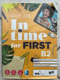 Libro inglese “In time for first” b2