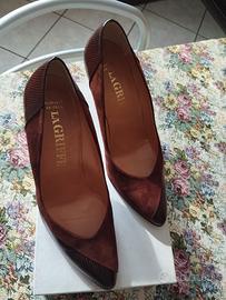 Scarpe da donna in pelle e camoscio La Griffe.