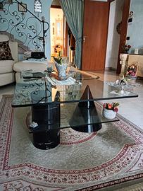 TAVOLINO IN CRISTALLO DA SALOTTO 