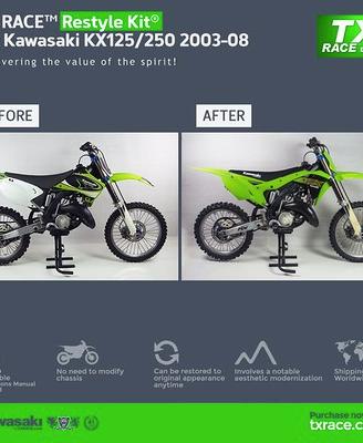 Restyle kit TX Race Kawasaki KX 125-250 2003/2008
