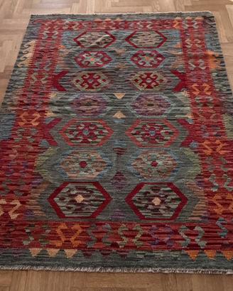 Tappeto kilim lana tessuto a mano (169x135)