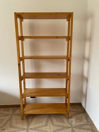 2 scaffali legno massello