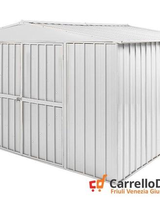 Box in Acciaio casetta giardino 360x345cm bianco