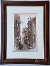 Quadretti raffiguranti Venezia, con cornice