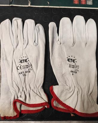 guanti pelle lavoro tg 9