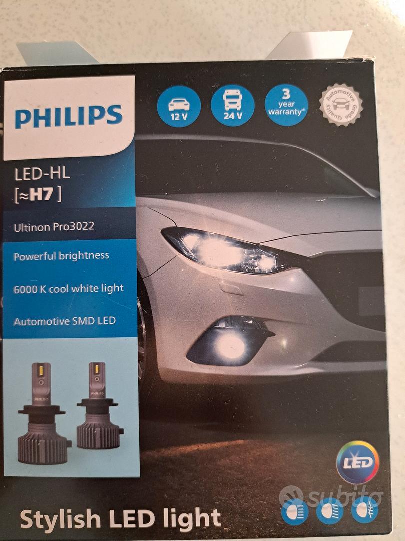 Led H 7 Philips bianco freddo 6000 k - Accessori Auto In vendita a Taranto