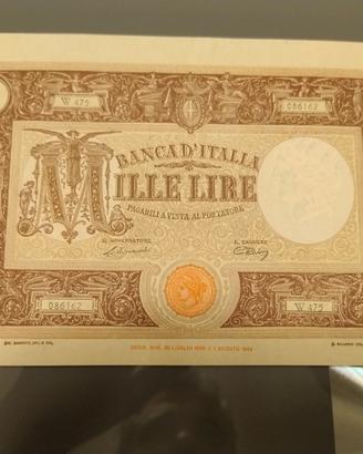 1000 LIRE FDS BARBETTI LUOGOTENENZA 08/01/1946