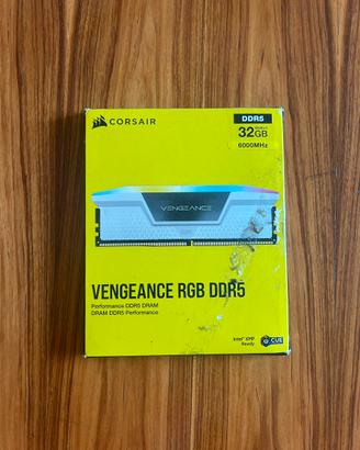 CORSAIR Vengeance RGB DDR5 RAM 32GB (2x16GB)