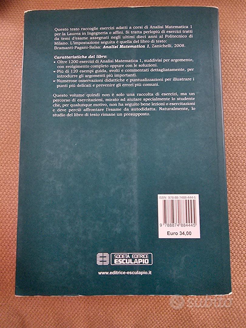 Esercitazioni di Analisi Matematica 1 (Bramanti) - Libri e Riviste