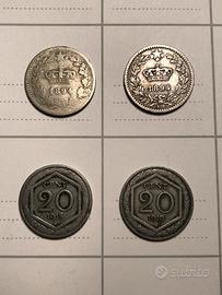 Monete italiane del regno “prima e dopo”