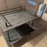 Vecchio Mobile da bagno in marmo