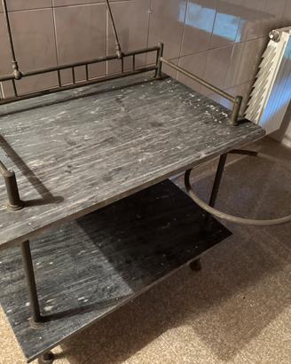 Vecchio Mobile da bagno in marmo