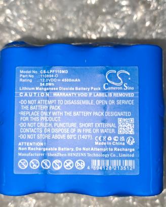 Batteria defibrillatore 4500mAh Tipo 110894-O BAT-