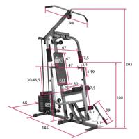 Panca multifunzione palestra home gym