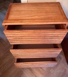 Cassettiera legno nuova