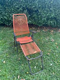 Sdraio vintage tipo Spaghetti Fiam pieghevole