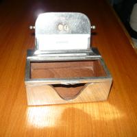 Antico calendario/datario da tavolo e contenitore