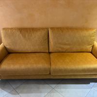 Divano 3 posti senape