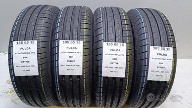 4 GOMME 185 65 15 FULDA 2023 100% RIF3493