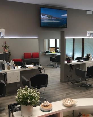 Salone parrucchiera arredamento completo