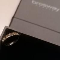 Anello Donna Brosway Tring. Acciaio Swarovski.