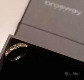 Anello Donna Brosway Tring. Acciaio E Swarovski.