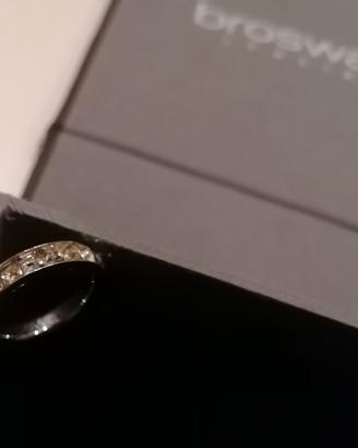 Anello Donna Brosway Tring. Acciaio Swarovski.