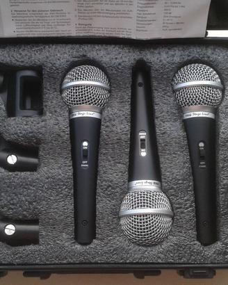 IMG STAGE LINE DM-3 SET 3 microfoni dinamici