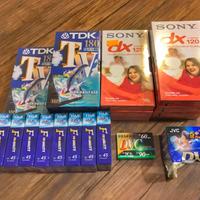 Videocassette VHS- VHSc-MiniDV vergini